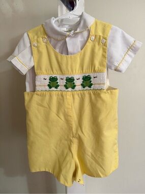 Be Mine Smocked Frog Outfit